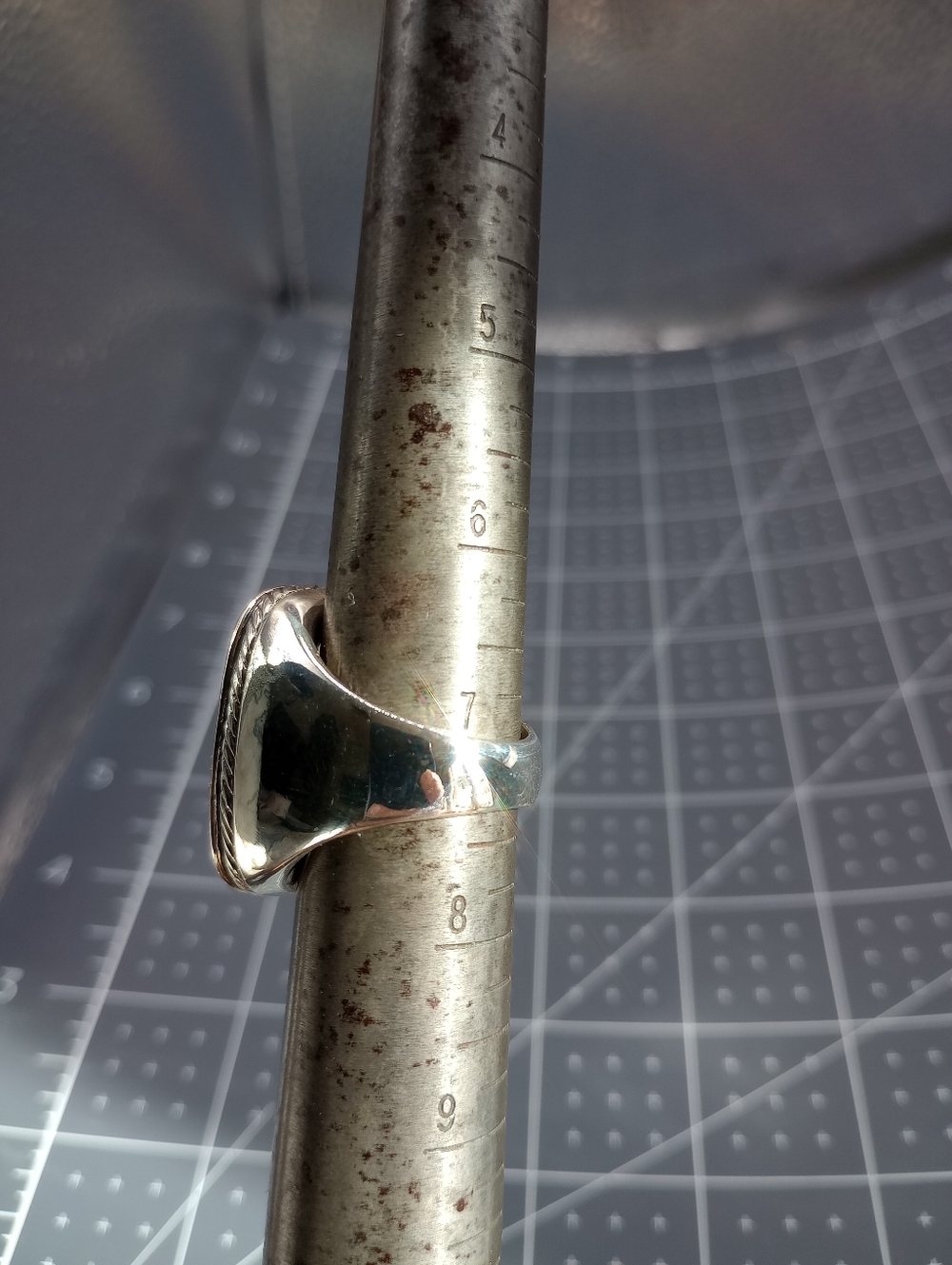 David Yurman Champagne & Diamond Albion Ring Size 7 - Picture 10 of 15